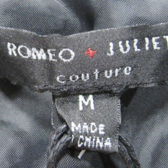 *SOLD* Romeo & Juliet Embroidered Moto Jacket M - Picture 4 of 8